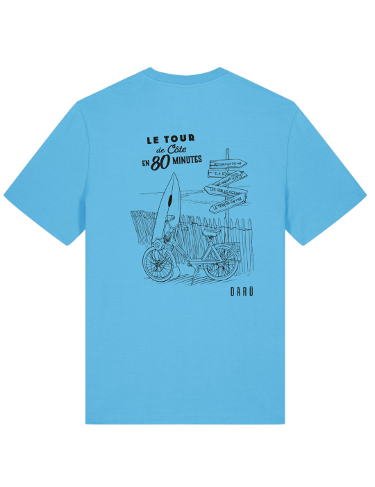 Tee-shirt “SOLEX – Tour de côte” en coton bio – DARÜ Local Clothing | Mode vendéenne aventure & liberté