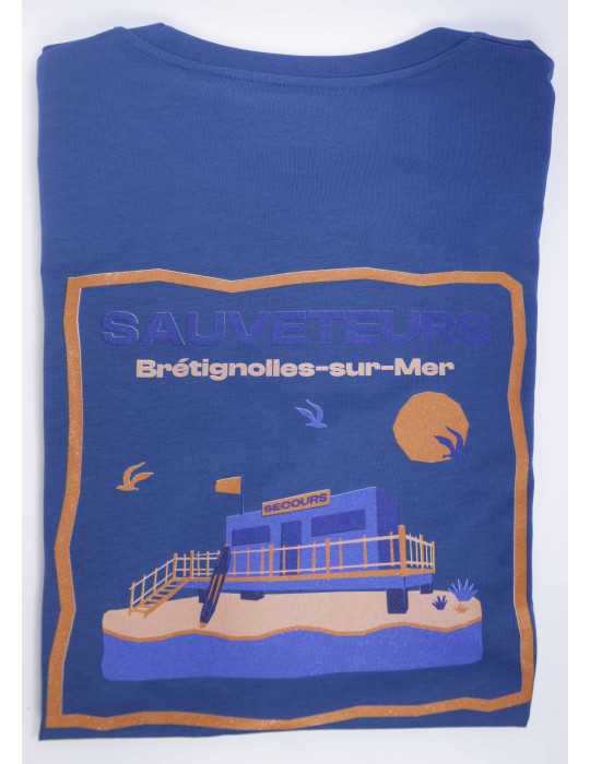 tee sauveteur brétignolles bleu
