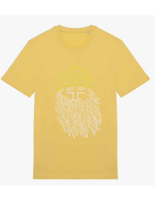 Tee shirt Narcisse Pelletier algues couleur jaune