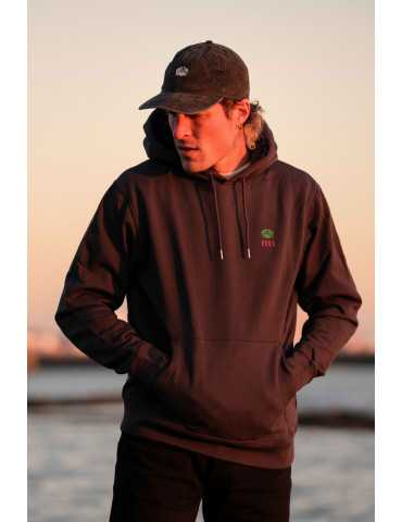 Sweat à capuche unisexe algues DARÜ dos 2