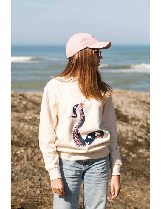 Sweat unisexe DARÜ LOCAL CLOTHING ecru Turlutte