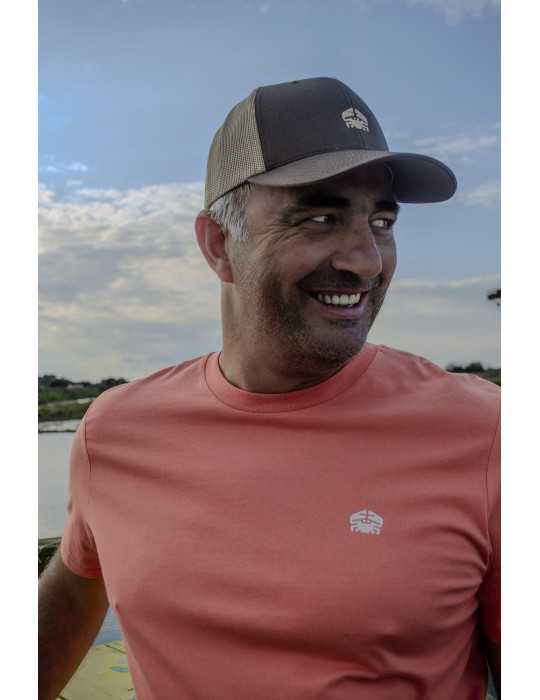 Tee devant daru fiesta logo coeur crabe