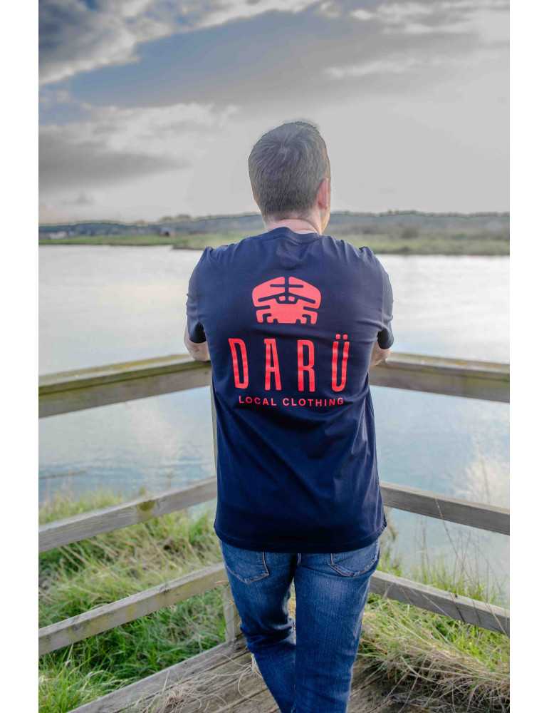 Logo tee shirt daru bleu marin