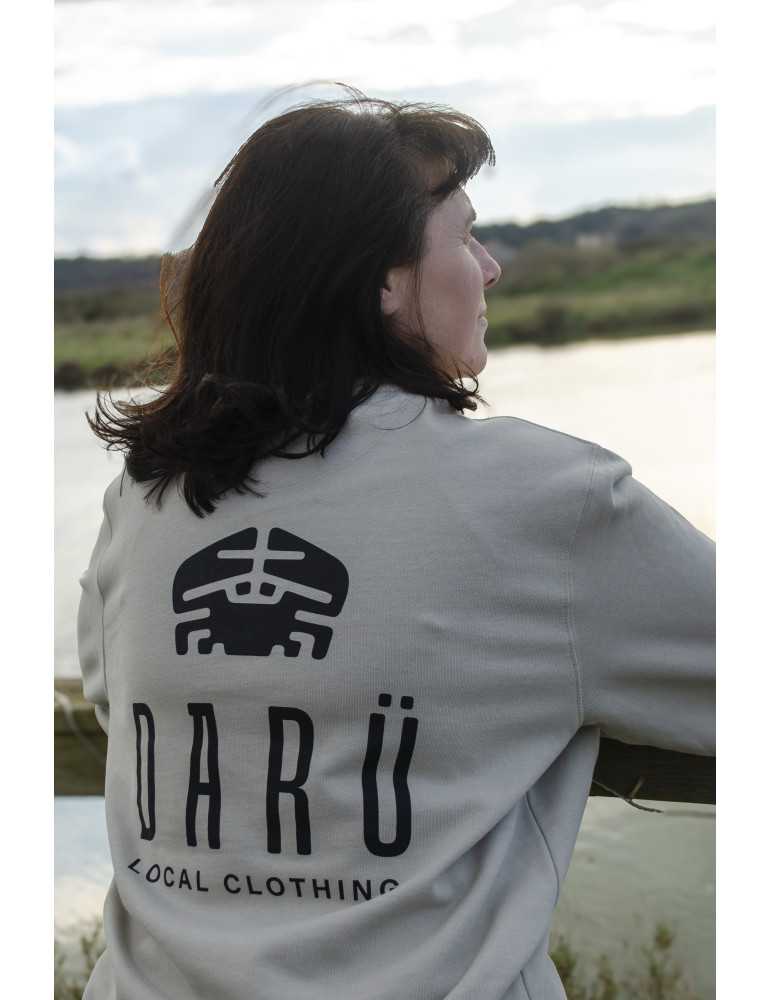 Sweat col rond DARÜ – sérigraphie dos logo crabe
