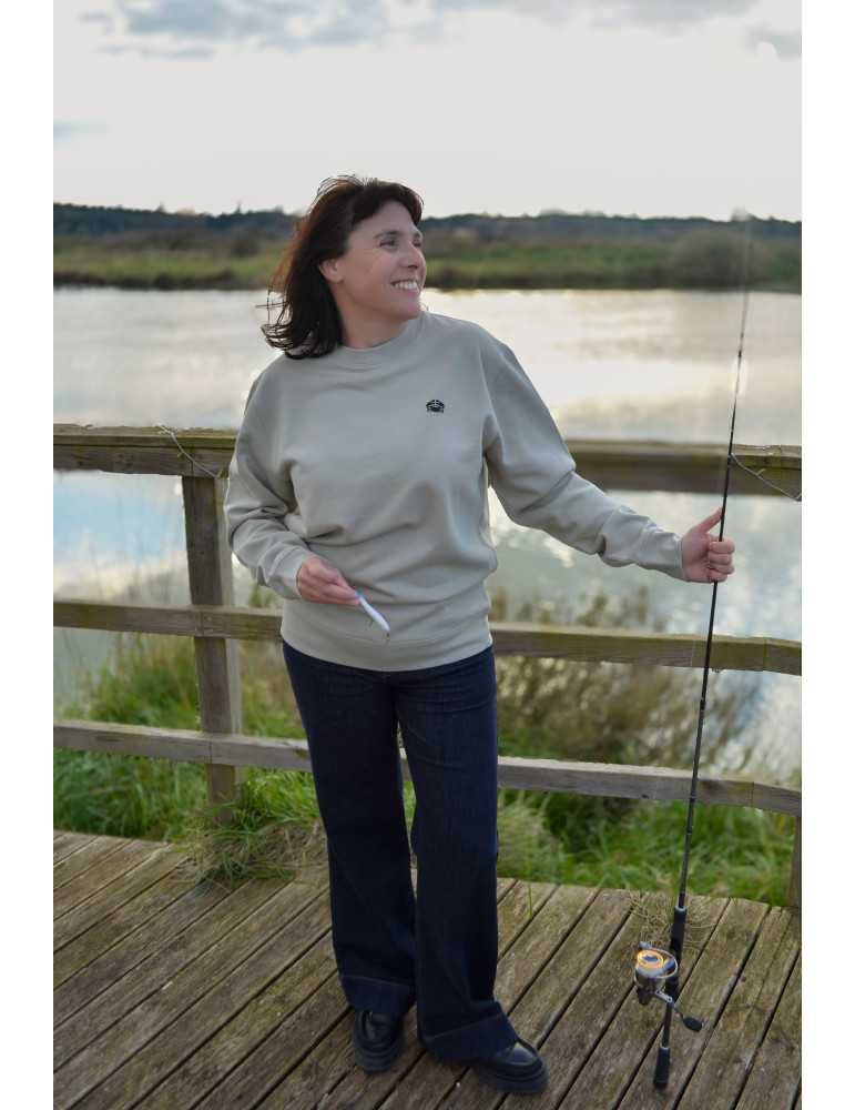 Sweat col rond DARÜ – sérigraphie crabe devant