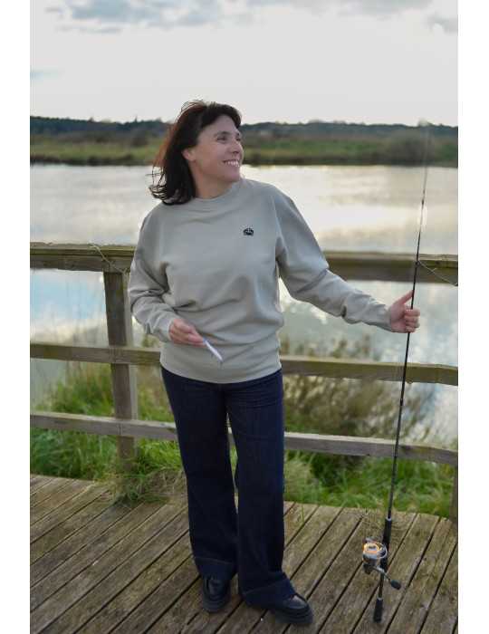 Sweat col rond DARÜ – sérigraphie crabe devant