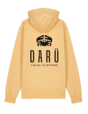 Sweat jaune unisexe – logo DARÜ grand format dans le dos