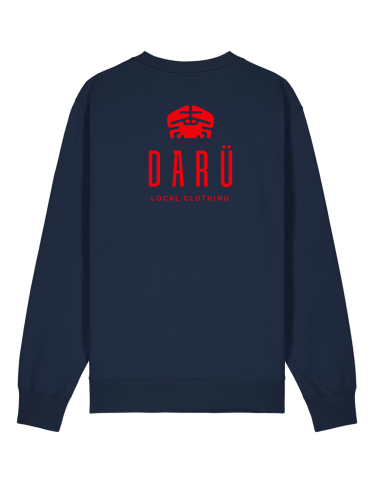Sweat col rond DARÜ – sérigraphie dos logo crabe 2
