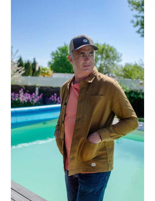 Sur chemise werker couleur camel