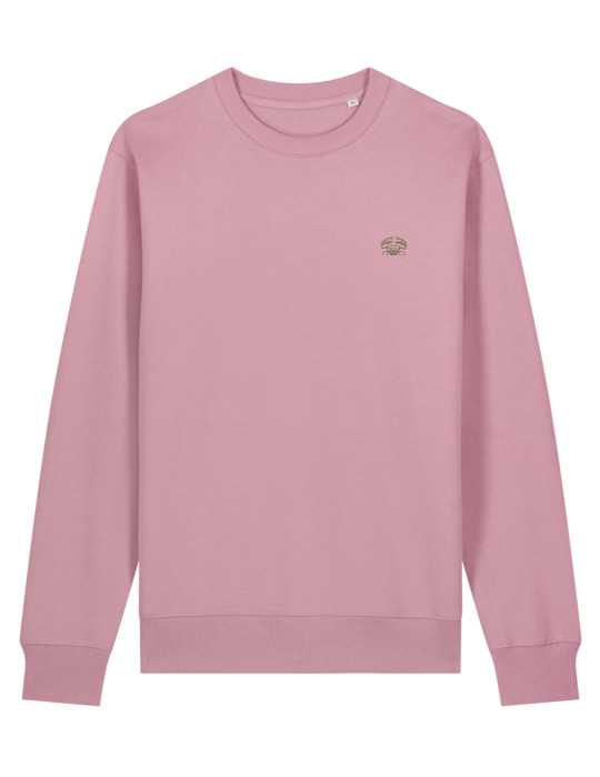 Sweat col rond brodé en coton bio – DARÜ Local Clothing | Mode éthique vendéenne