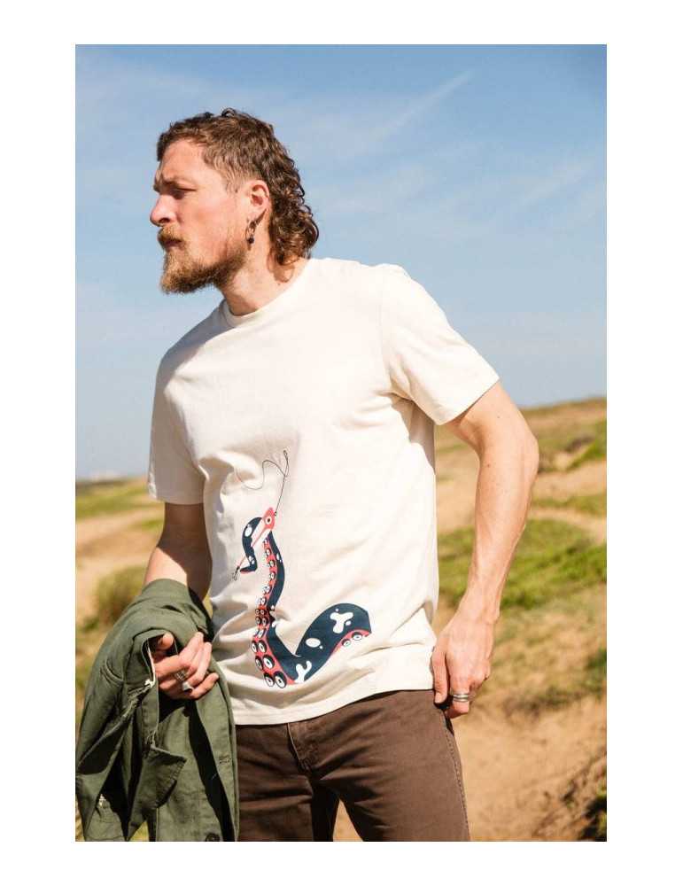 Tee-shirt “Turlutte” en coton biologique – DARÜ Local Clothing | Mode locale vendéenne