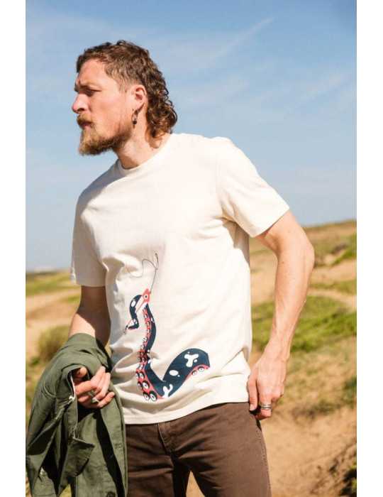 Tee-shirt “Turlutte” en coton biologique – DARÜ Local Clothing | Mode locale vendéenne