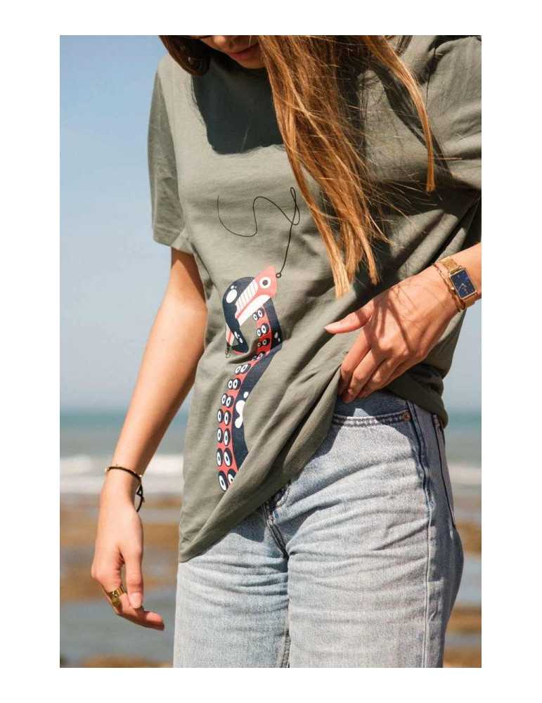 Tee-shirt “Turlutte” en coton biologique – DARÜ Local Clothing | Mode locale vendéenne