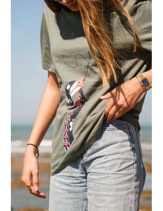 Tee-shirt “Turlutte” en coton biologique – DARÜ Local Clothing | Mode locale vendéenne