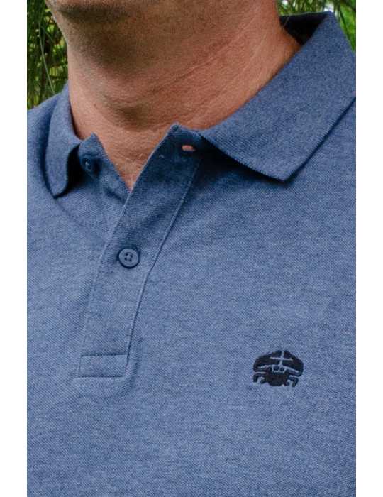 Polo brodé en coton biologique – DARÜ Local Clothing | Mode éthique vendéenne