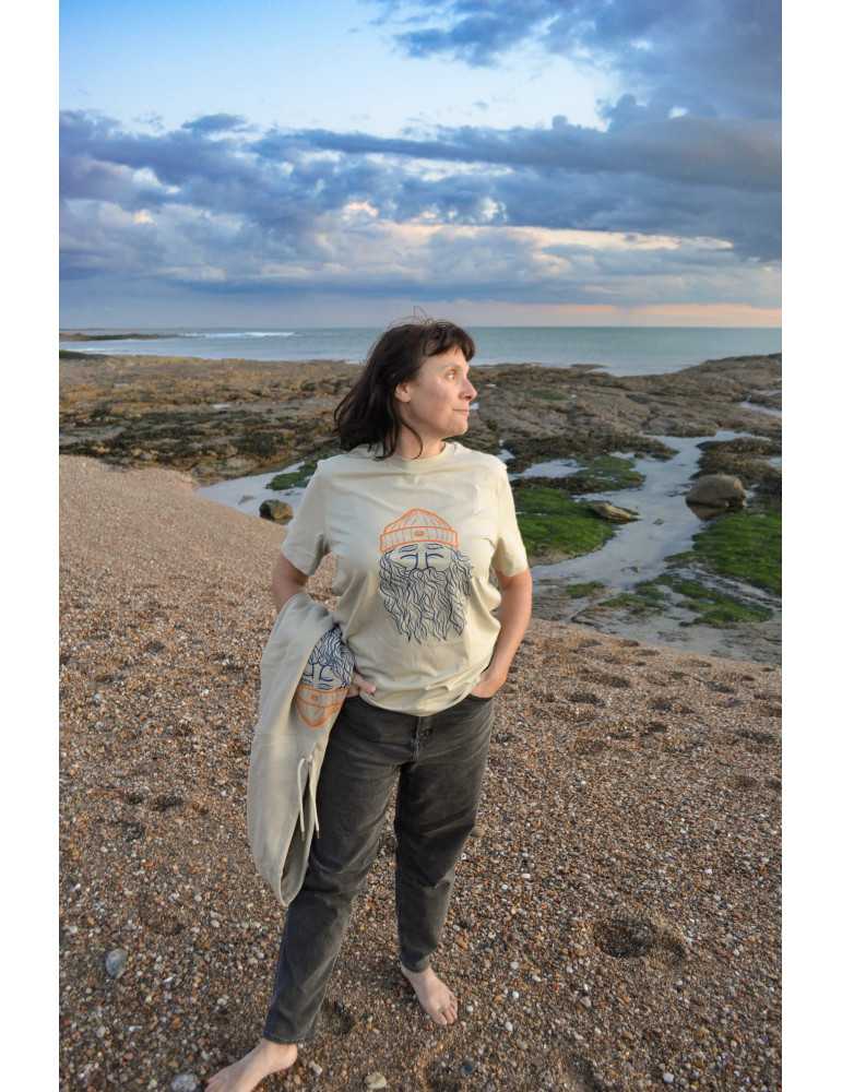 Tee shirt Narcisse stone plage de la sauzaie