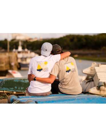 Tee shirt blanc la sauzaie photo de dos 2