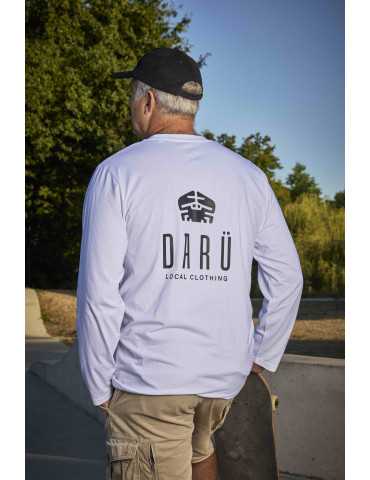 T-shirt manches longues DARÜ porté – vue dos – logo crabe 2