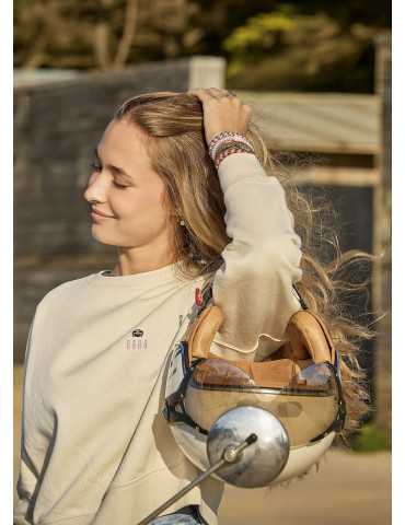 sweat dos floral couleur natural raw bio 2