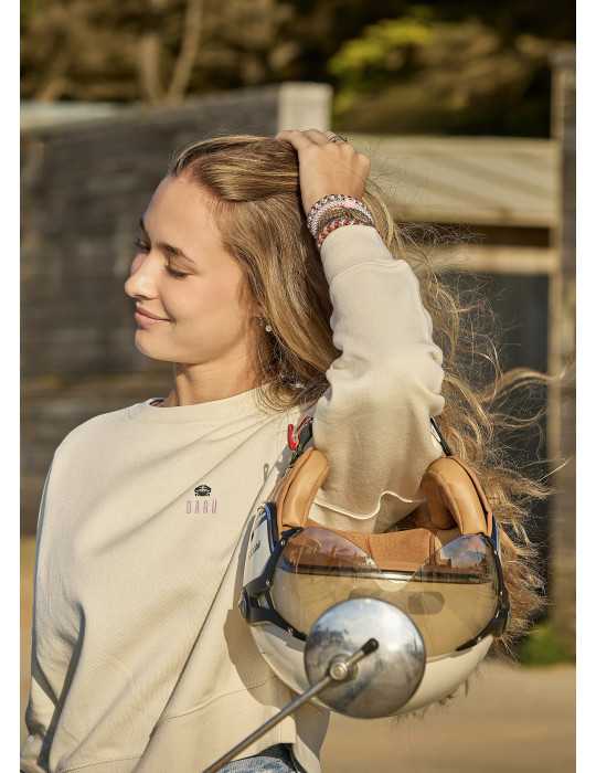 Sweat col rond femme DARÜ Floral Spirit – vue face