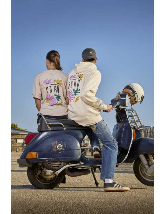 Sweat à capuche unisexe DARÜ Floral Spirit en coton biologique