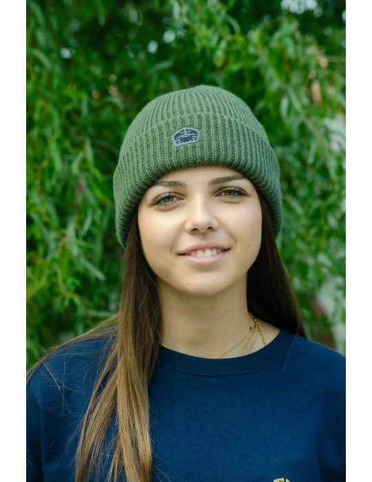 Bonnet Coupe vent DARÜ couleur olive