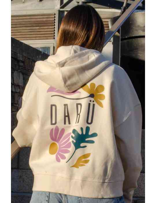 Sweat détail logo dos flora daru vendée