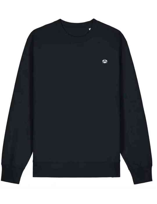 Sweat col rond brodé en coton bio – DARÜ Local Clothing | Mode éthique vendéenne