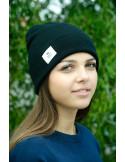 Bonnet DARÜ noir polyester recyclé