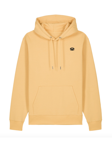 Sweat jaune unisexe – logo DARÜ grand format dans le dos 2