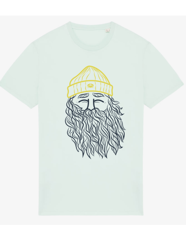 Tee shirt Narcisse coloré Brook green barbe