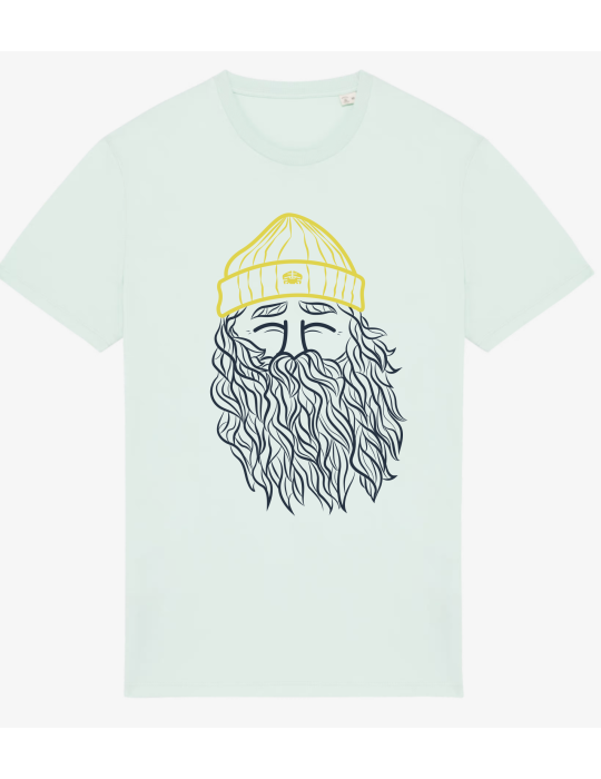 Tee shirt Narcisse coloré Brook green barbe