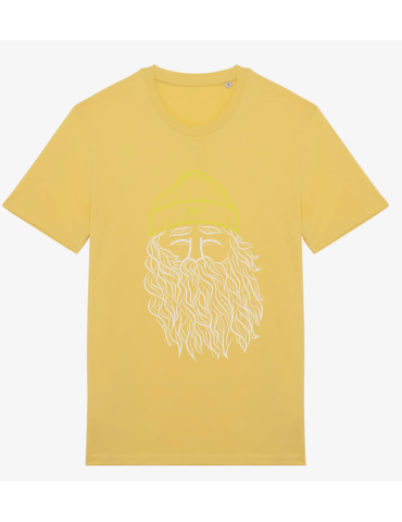 Tee shirt Narcisse coloré Brook green barbe 2