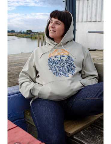 Sweat unisexe coton bio Narcisse Pelletier – sérigraphie DARÜ