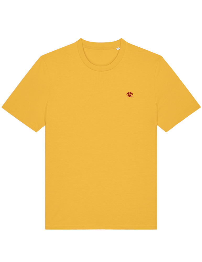 T daru brodę coeur crabe jaune