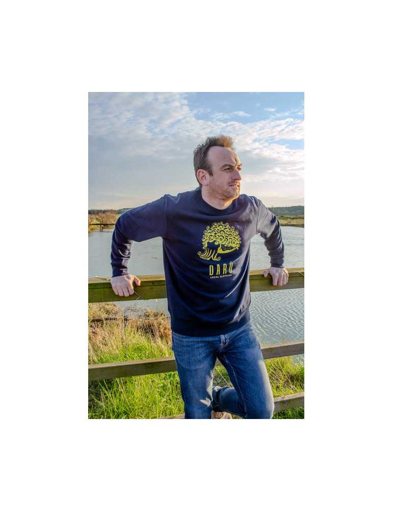 Sweat Margaret DARÜ – seiche sérigraphiée et détails bouclette