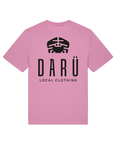 Tee shirt rose logo daru dos