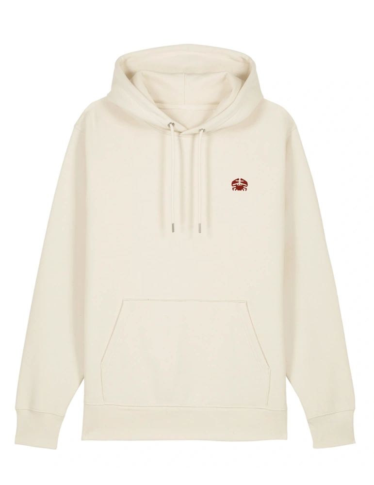 Sweat zippé brodé en coton bio – DARÜ Local Clothing | Mode éthique vendéenne