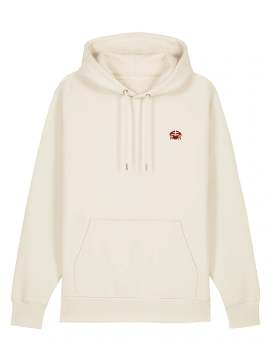 Sweat zippé brodé en coton bio – DARÜ Local Clothing | Mode éthique vendéenne