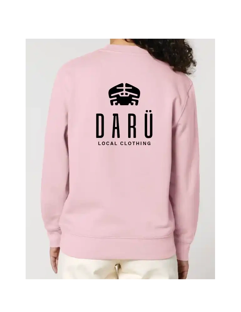 Sweat col rond unisexe – Sérigraphie dos & cœur DARÜ