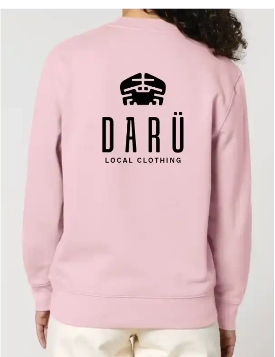 Sweat col rond unisexe – Sérigraphie dos & cœur DARÜ