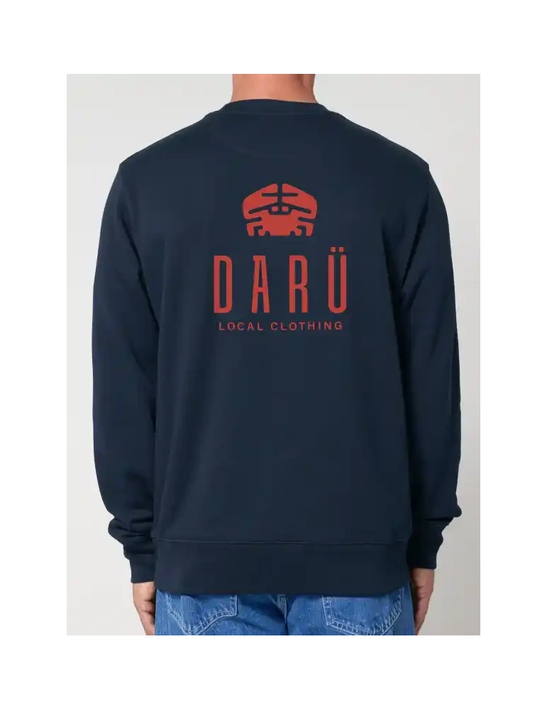 Sweat col rond unisexe – Sérigraphie dos & cœur DARÜ