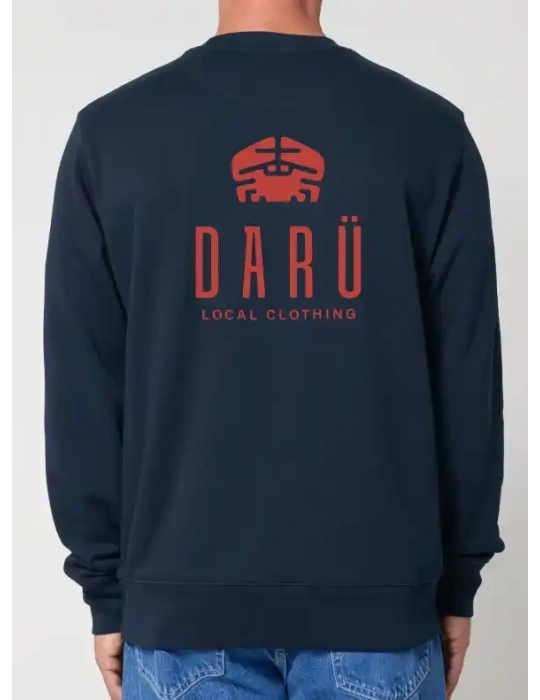 Sweat col rond unisexe – Sérigraphie dos & cœur DARÜ