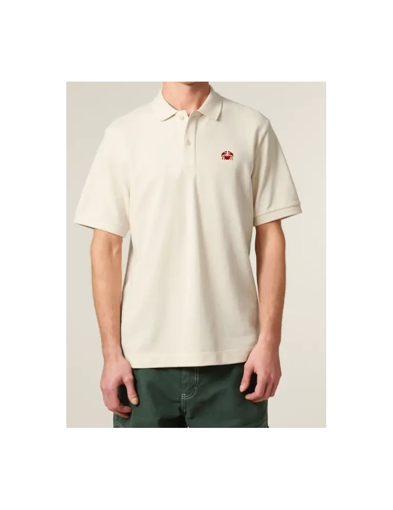 Polo brodé en coton biologique – DARÜ Local Clothing | Mode éthique vendéenne