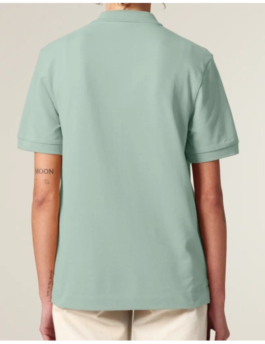 Polo brodé en coton biologique – DARÜ Local Clothing | Mode éthique vendéenne