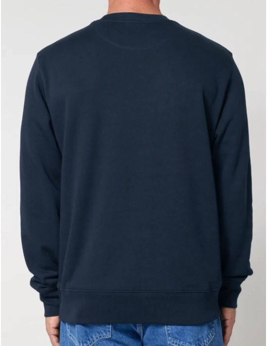 Sweat col rond brodé en coton bio – DARÜ Local Clothing | Mode éthique vendéenne