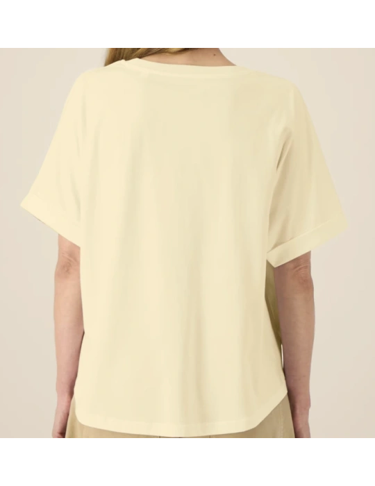 Tee-shirt oversize coton bio – Motif algues – DARÜ