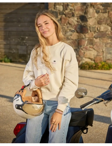 Sweat col rond femme Floral Spirit – 100% coton bio – DARÜ