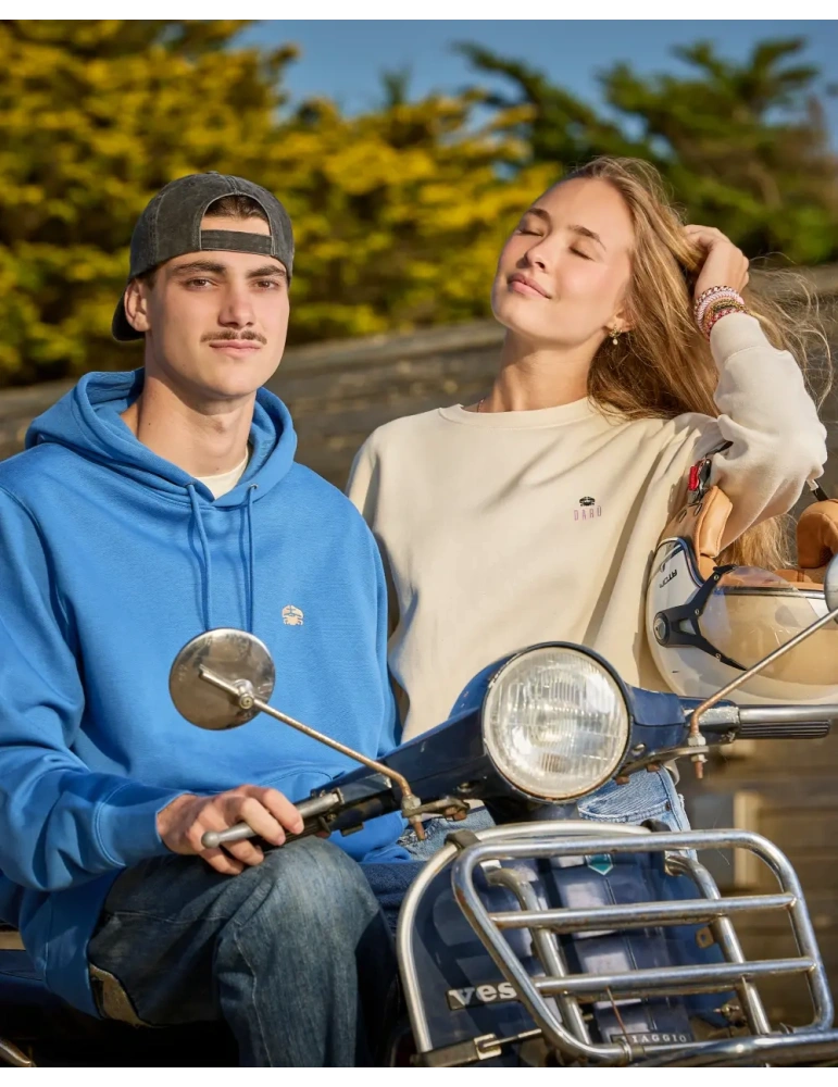 Sweat col rond femme Floral Spirit – 100% coton bio – DARÜ