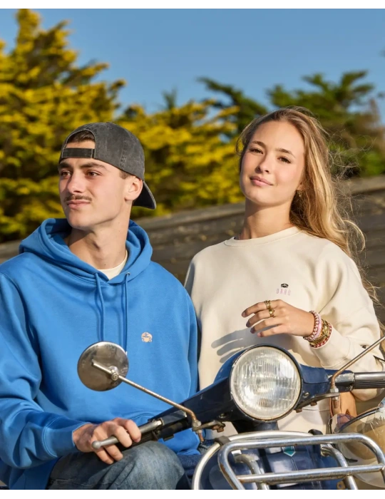 Sweat col rond femme Floral Spirit – 100% coton bio – DARÜ